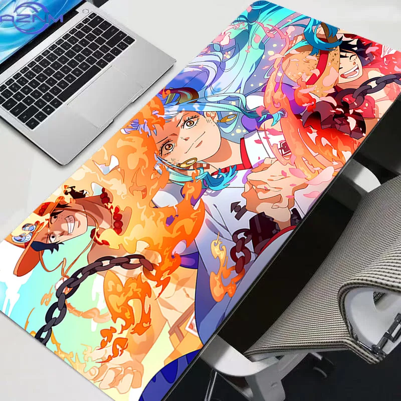Mauspad Computer One Piece Yamato Speed Type Teppichmatte für E-Sport-Spieler Laptop-Tastatur-Mauspad Bürotischmatte