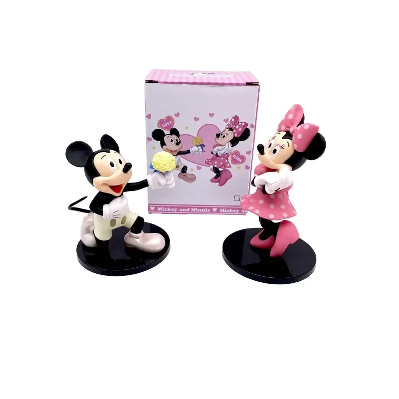 Poupées de dessin animé Minnie mignonnes pour garçons et filles, douces et amusantes, jouets créatifs faits à la main, décoration de gâteau, ornements, cadeaux de vacances