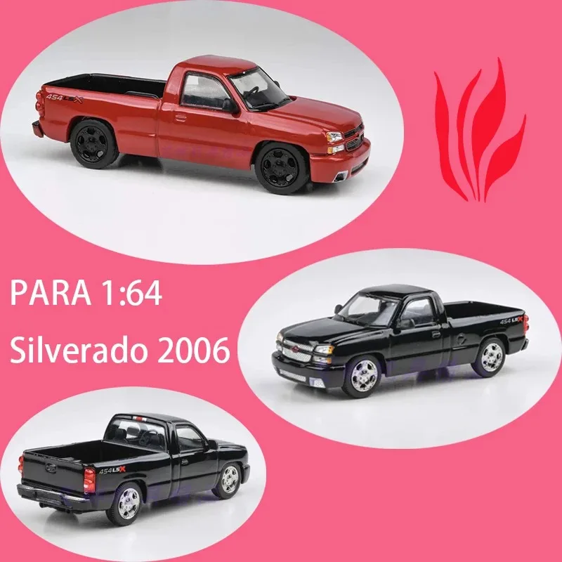 

Предзаказ: Модель пикапа Chevrolet Silverado 2006 в масштабе 1:64, литая, статическая, коллекционная, для декора, подарок, игрушка