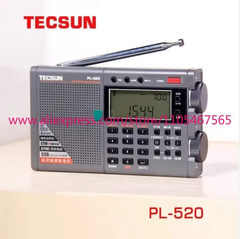 1PCS N- Tecsun PL-520 Radio Firmware 5202 FM /LW/SW/MW - SSB all-, pl330 Enhanced version