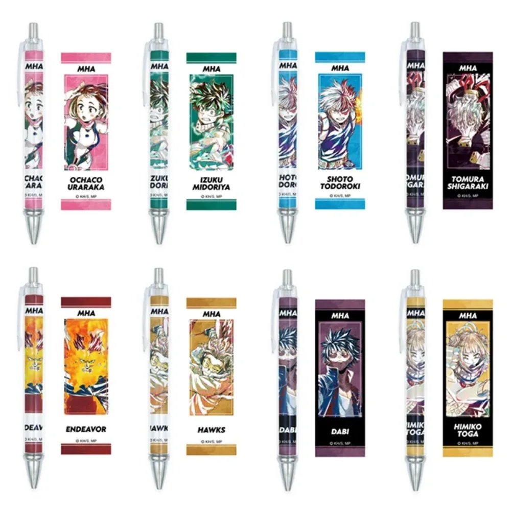 1Pc New Fashion Anime Theme Pattern Pen My Hero Academia Ballpoint Pen School Student Gift Office Stationery Supplies