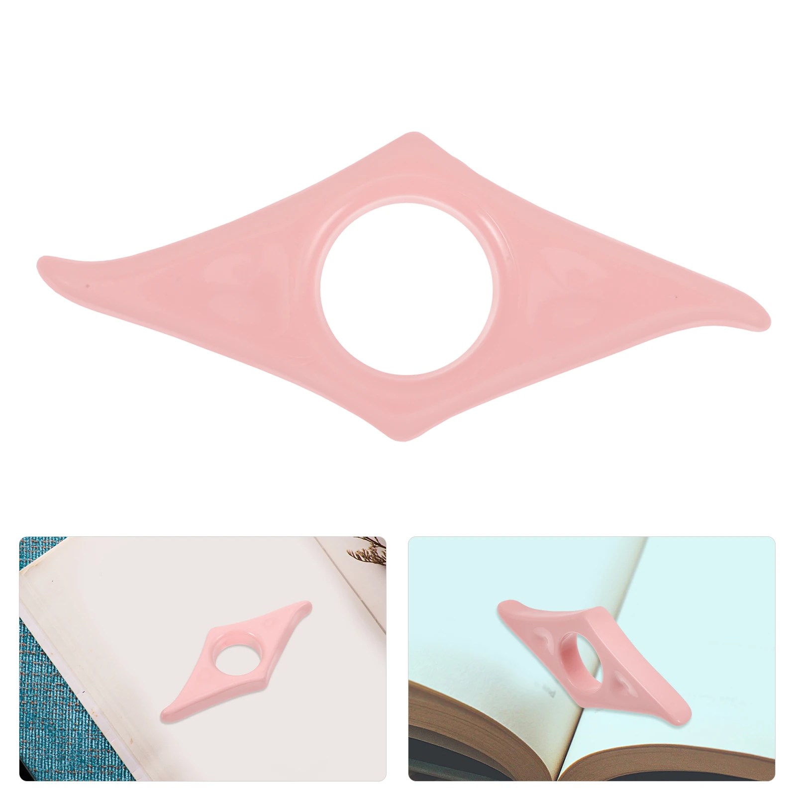 Porta pagine Porta pollice per libro per lettura Uomo in resina Foro liscio Dimensioni universali Adatto a tutti i libri Supporto per lettura libri