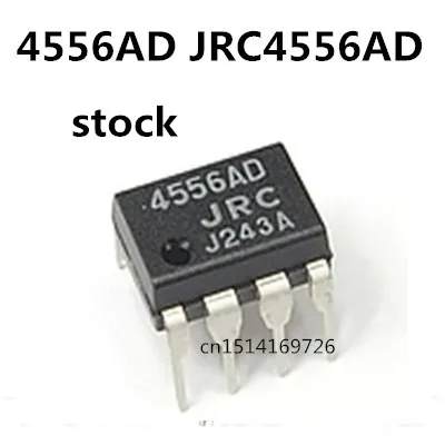 Original 10pcs / 4556AD NJM4556AD JRC4556AD 4556D JRC4556D DIP-8