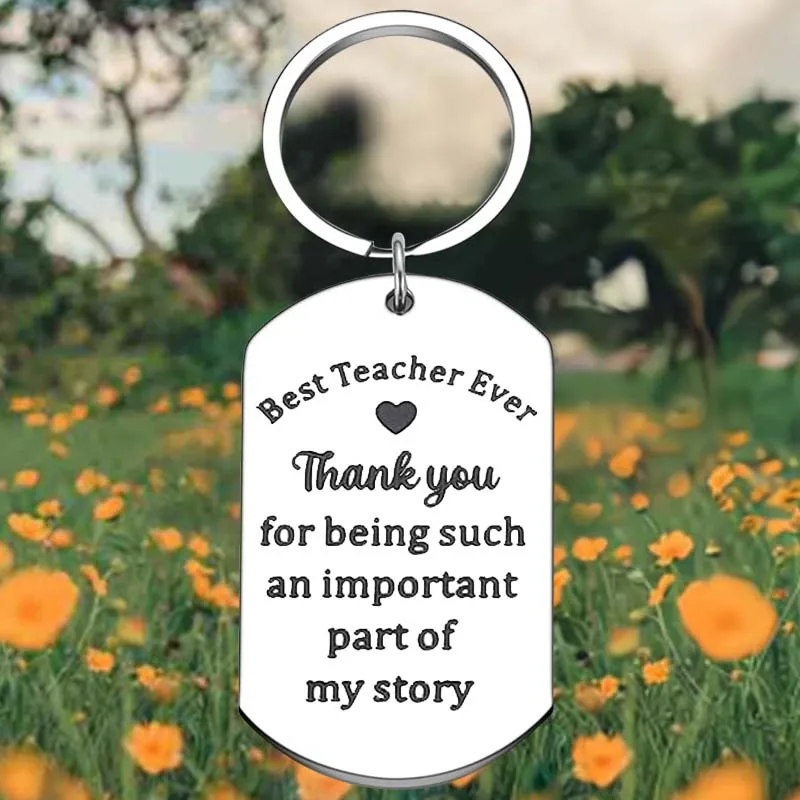 Teachers Appreciation Gift Key Chain Ring Teacher Thank You Gift keychains pendant Gift