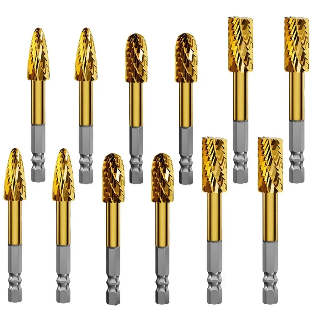 

1 шт. вращающийся напильник, роторный Бур, резак, цементированный карбид, шестигранный хвостовик, Шлифовальная головка для гравировки, фрезы, сверла, гравировальные сверла