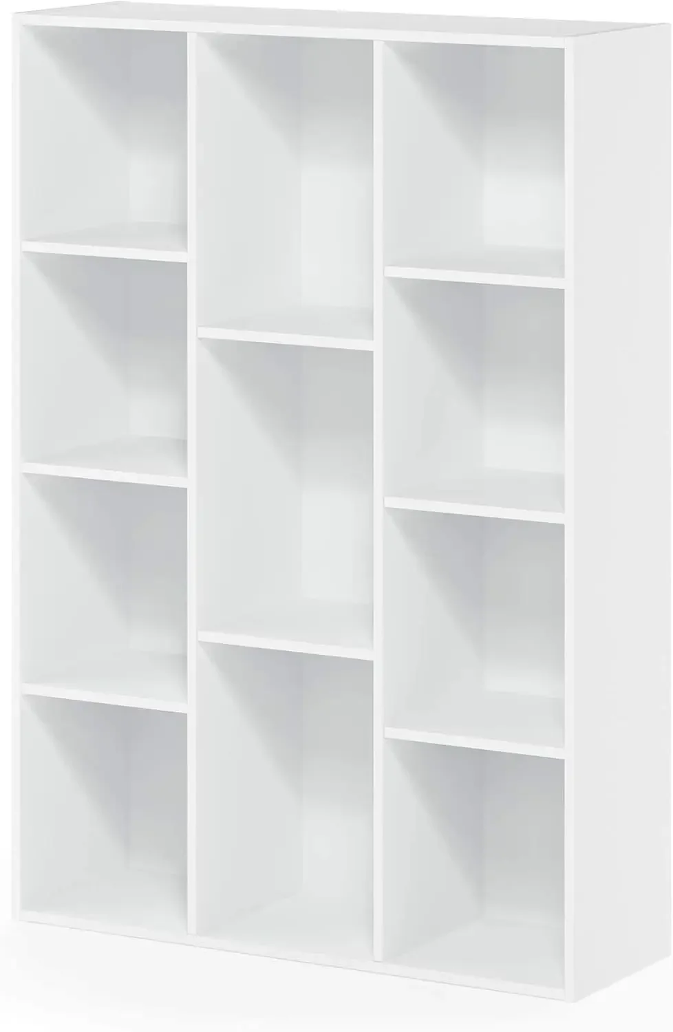 Luder Bookcase / Book / Storage , 11-Cube, White NEW USA