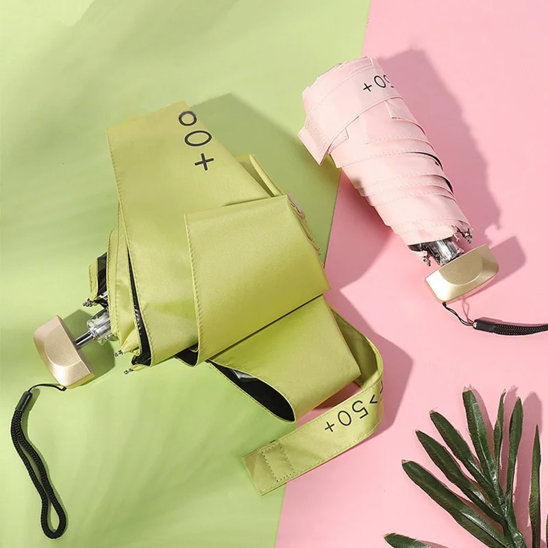 Mini-Sonnenschirm, Regenschirm, Taschenschirm, faltbarer Regenschirm, UV-Schutz, Sonnenschutz, Sonnenschirm, Taschen-Sonnenschirm, Kapsel