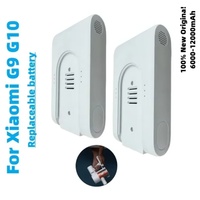 2025NEW 25.2VRechargeable lithium ion Battery Pack 12000mAh for Xiaomi Mijia G9 G10 Wireless Vacuum Cleaner 12000mAh Accessories