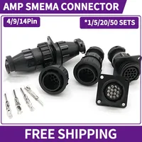 1/5/20/50 juegos 4P/9P/14Pin AMP/TE tipo SMEMA SMT conector de señal de equipo enchufe de aviación 182645 182919 182647 182649 206043