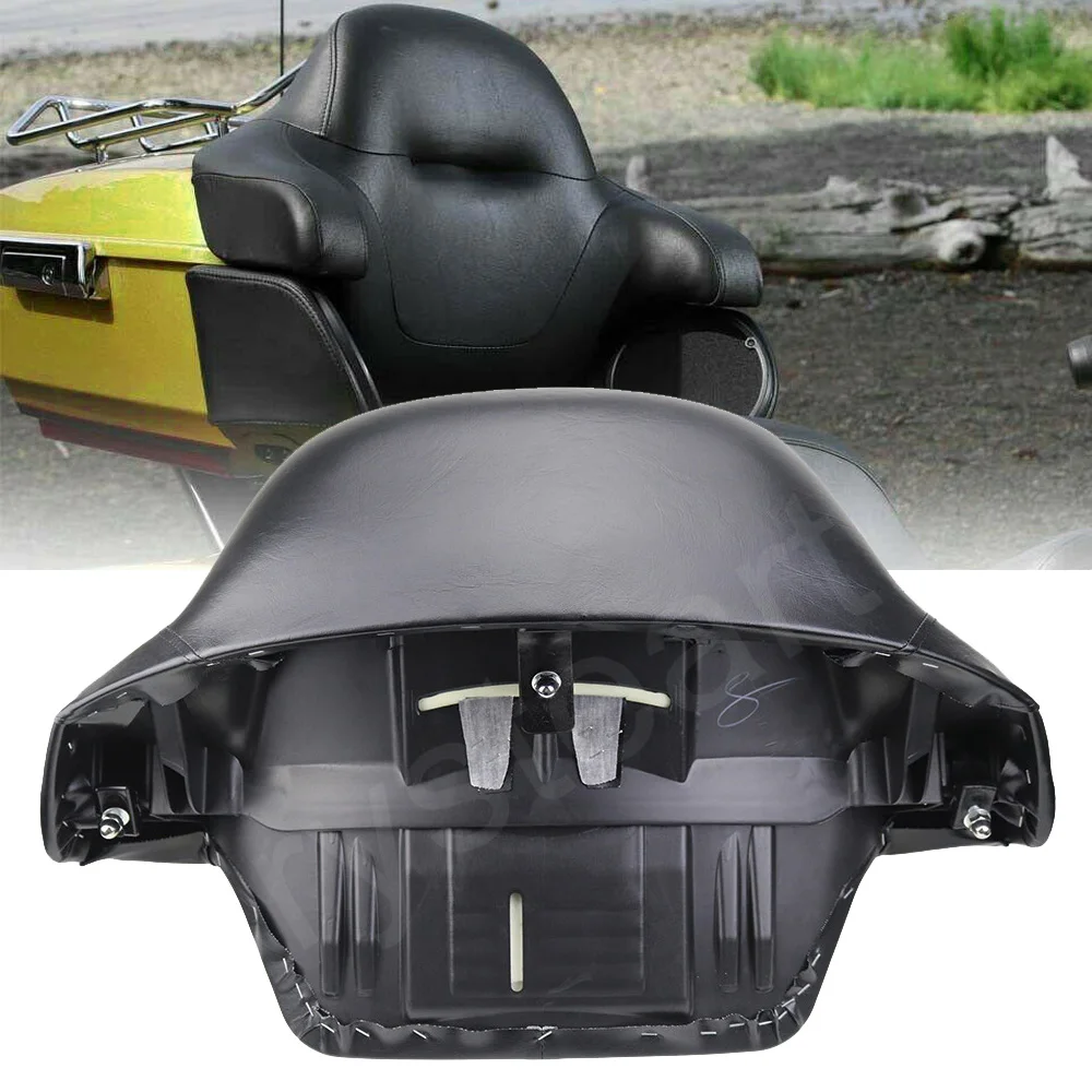 

Motorcycle Chopped King Trunk Backrest Pad For Harley Tour Pack Touring FLHT FLT FLHRC FLHTCU Electra Road Glide 2014-2019 2020