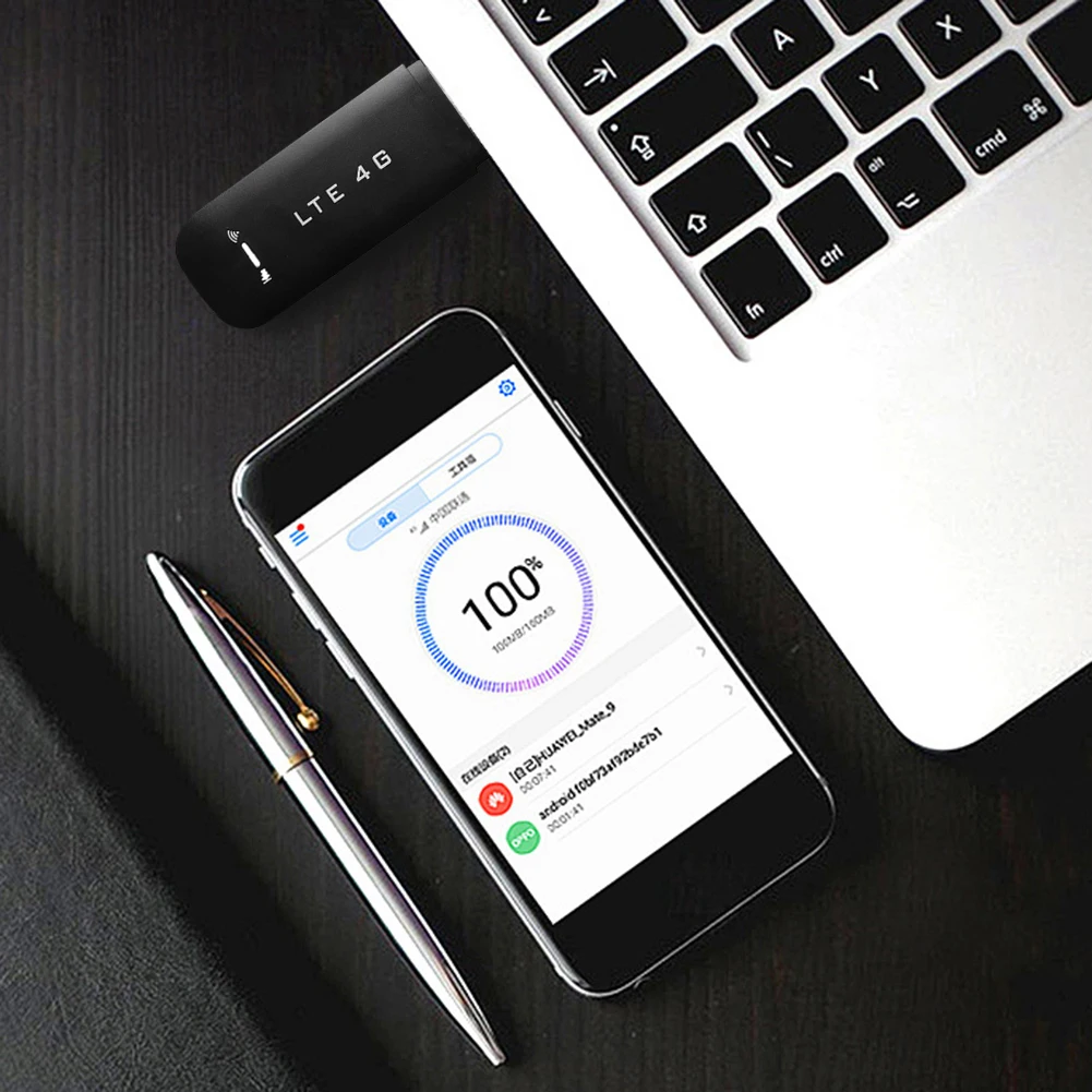 150Mbps High Speed Modem Stick with SIM Card Slot Wireless WiFi Adapter for Laptops Notebooks 4G LTE Wireless USB Dongle