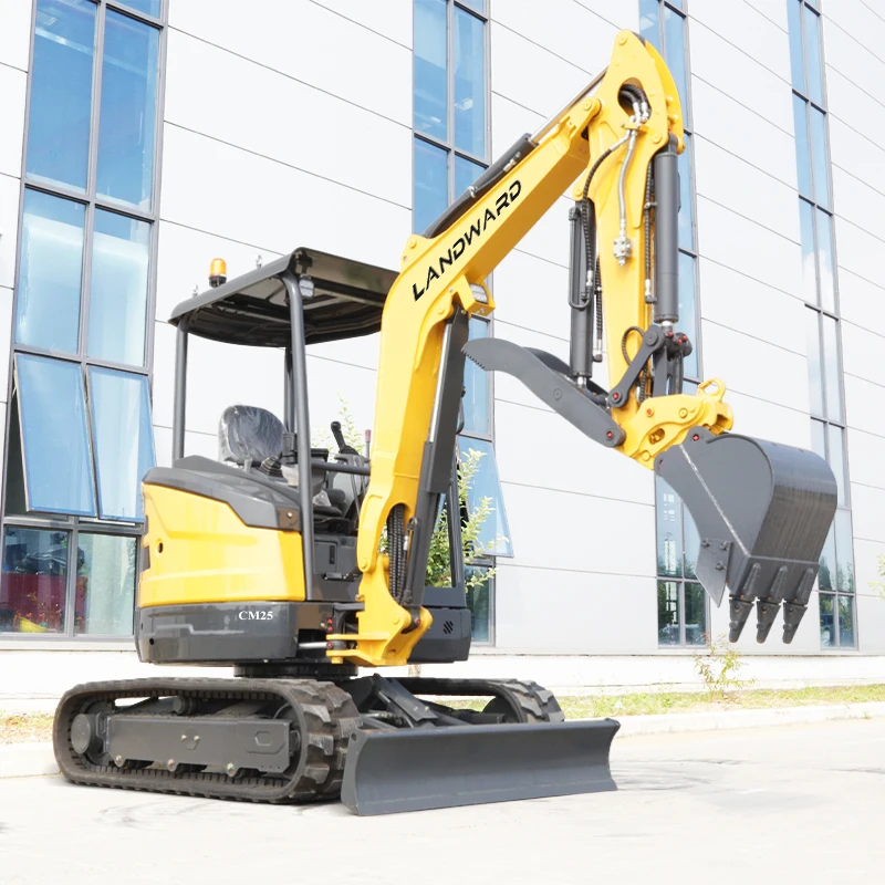 

China Manufacturer Production Small Hydraulic Crawler Excavator 1000 KG Home Use Diesel Trencher 2.5 Ton Mini Digger Customized