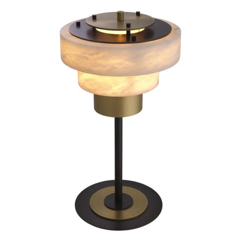 Marble Table Lamp Living Room Study Marble Decorative Desk Lamp Bedroom Bedside Lamps