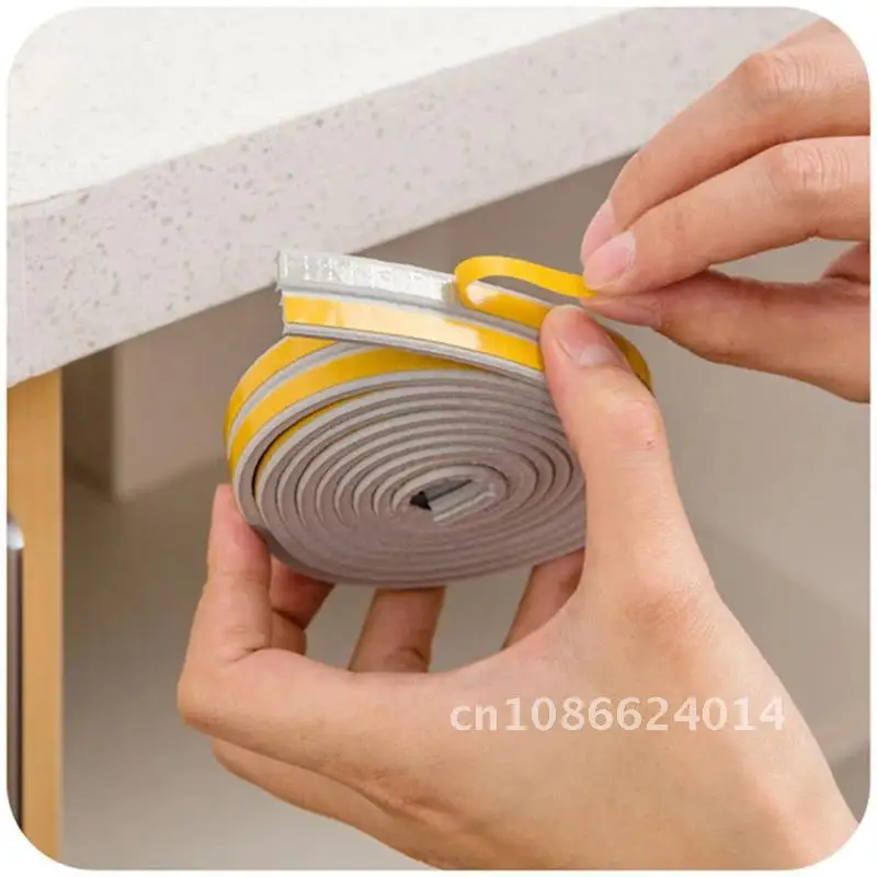 Seal Strip Self-Adhesive E/D/P/I Type Doors Window Gasket Soundproof Rubber Foam Weatherstrip Sound Insulation Collision 5metres