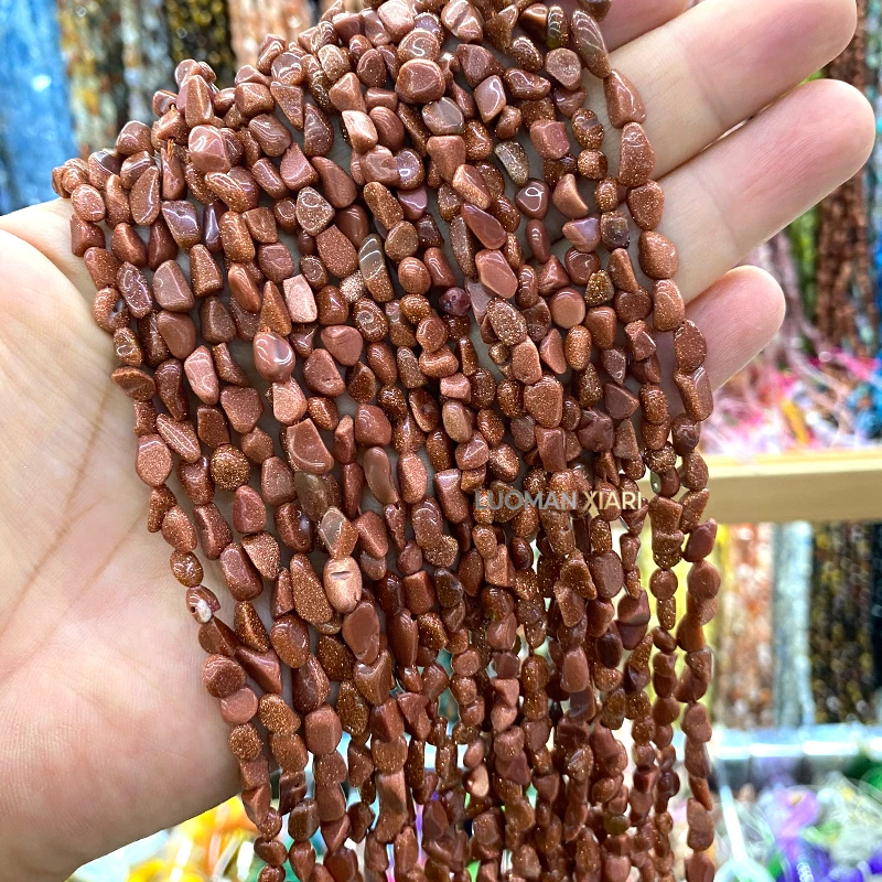 4-6mm Irregular Raw Gem Natural Stone Purple Lepidolite Loose Spacer Beads for Jewelry Making Diy Bracelets Charms Accessories view 5