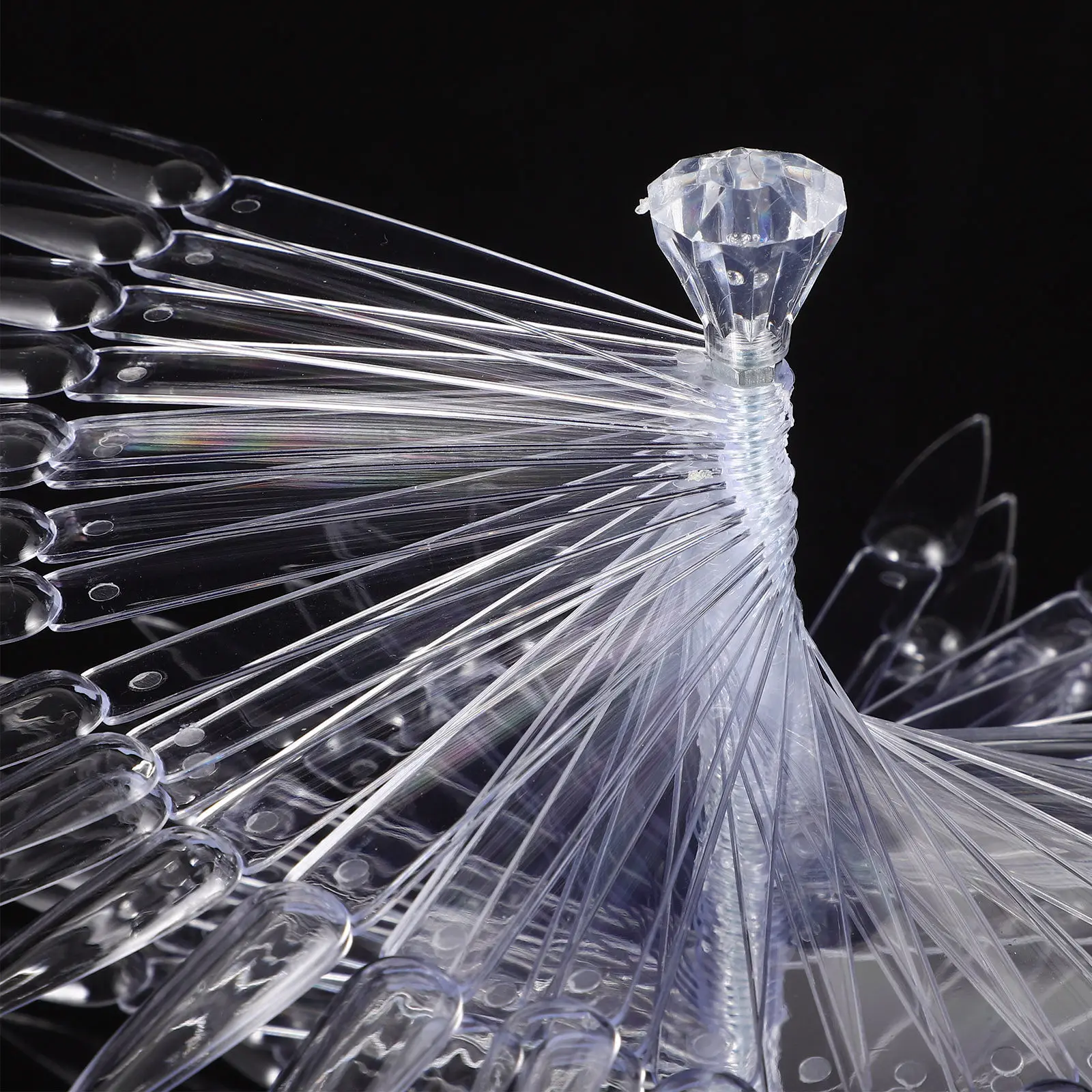 

1Set Nail Display Board Smooth Portable Nail Art Display Holder for Salon Manicure Tools Organizer Fake Nails Color Showcase