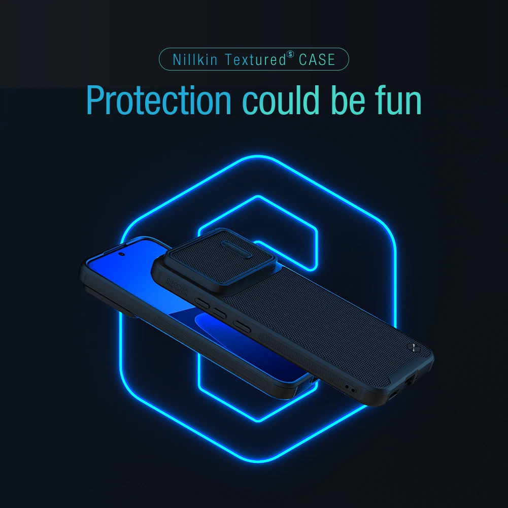 For Xiaomi 13 Case NILLKIN Textured Spring Sliding Cover For Xiaomi 13 Pro Nylon Fiber Slide Camera Cover For Xiaomi 13 /13 Pro