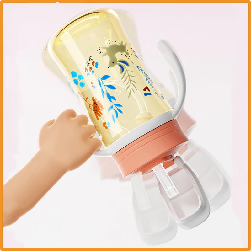 

Suitable for third-generation pigeon bottle conversion, cup lid, pigeon handle/wide caliber straight drinking straw,gravity ball