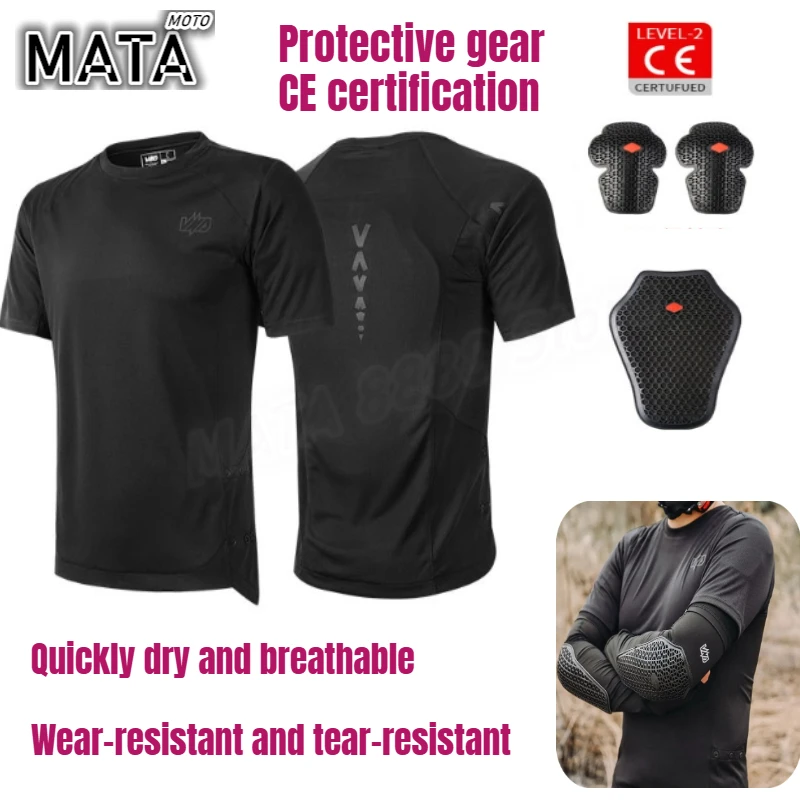 

HOT Motocross Short Sleeve T-shirt CE2 Moto Accessories Summer Cycling Clothing Suit Breathable Quick-Dry CE1 Equipment Shirt