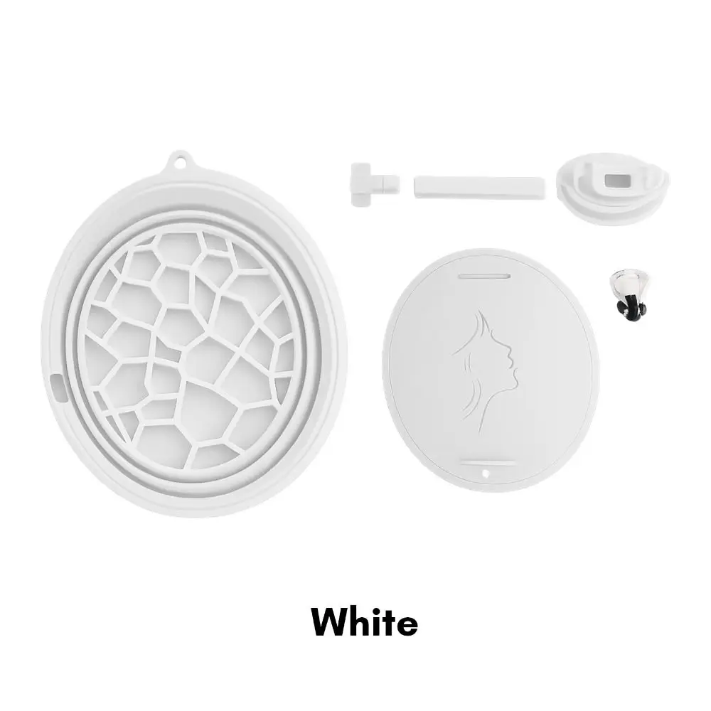 Silicone Ice Bath Washbasin with Lid Foldable Improved Blood Circulation Breathable Version Ice Washbowl Relief Stress