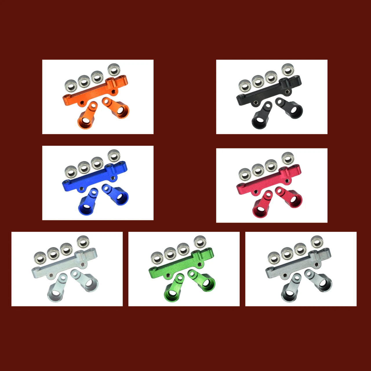GPM Aluminum Steering Assembly For LOSI 1/18 Mini-T 2.0, 1/16 Mini-B
