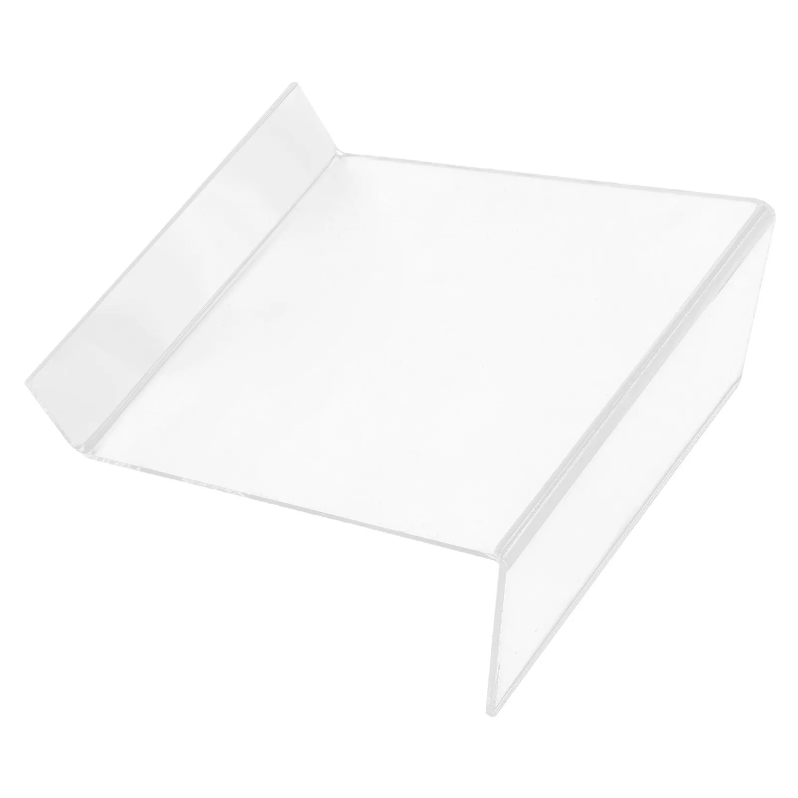 Transparent Acrylic Phone Stand for Desk Sleek Modern Clear Desk Phone Holder Ideal for Office Home Hotel Restaurant Acrylic