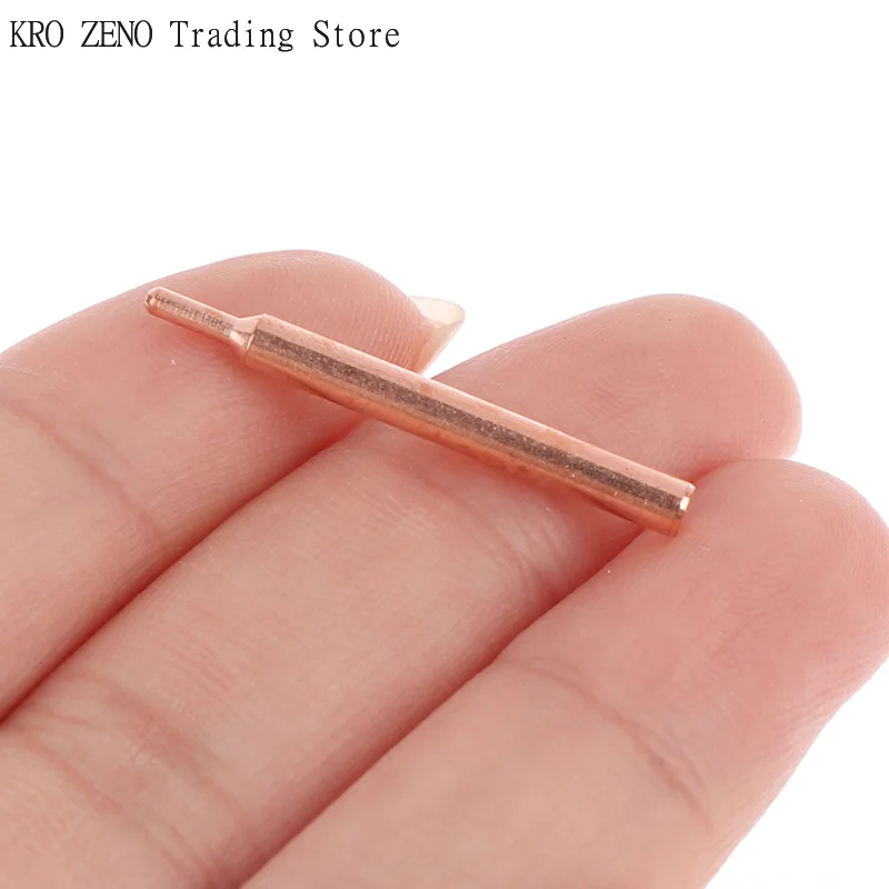 5/10Pc18650 Handheld Spot Tips Welder Electrode Head For Small Lithium Battery Spot Welder Pen Purple Copper Spot Welding Need