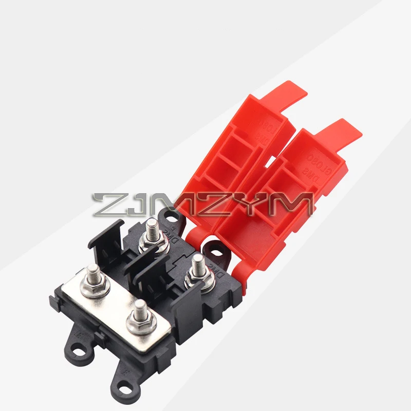 Auto Fuse Holder Box BDFS Fuse Block 200A Bolt-on Blade Fuse Holder Flat Type Fuse For Auto Boat