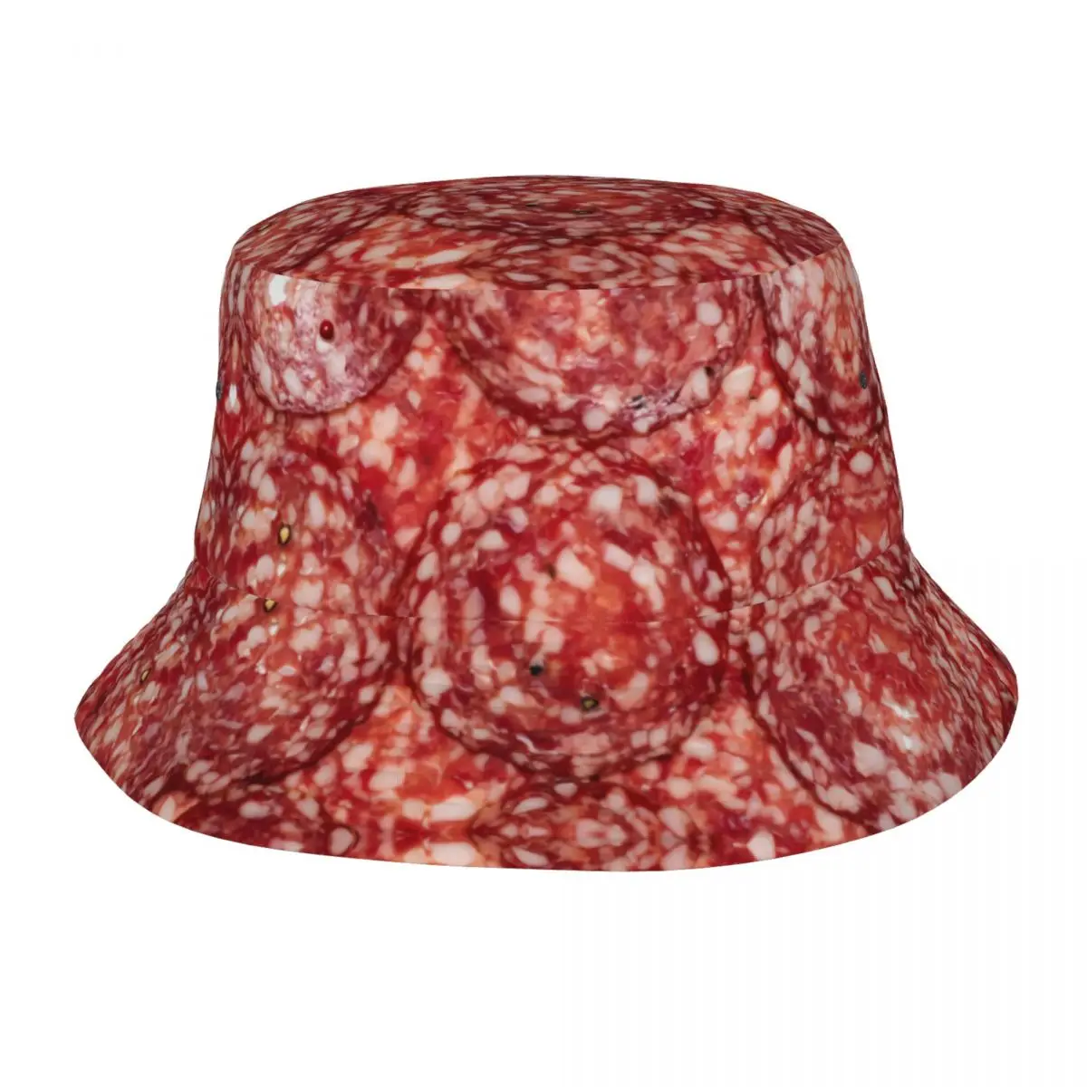 Custom Funny Sausage Slices Bucket Hats Women Men Outdoor Sun Summer Fisherman Cap