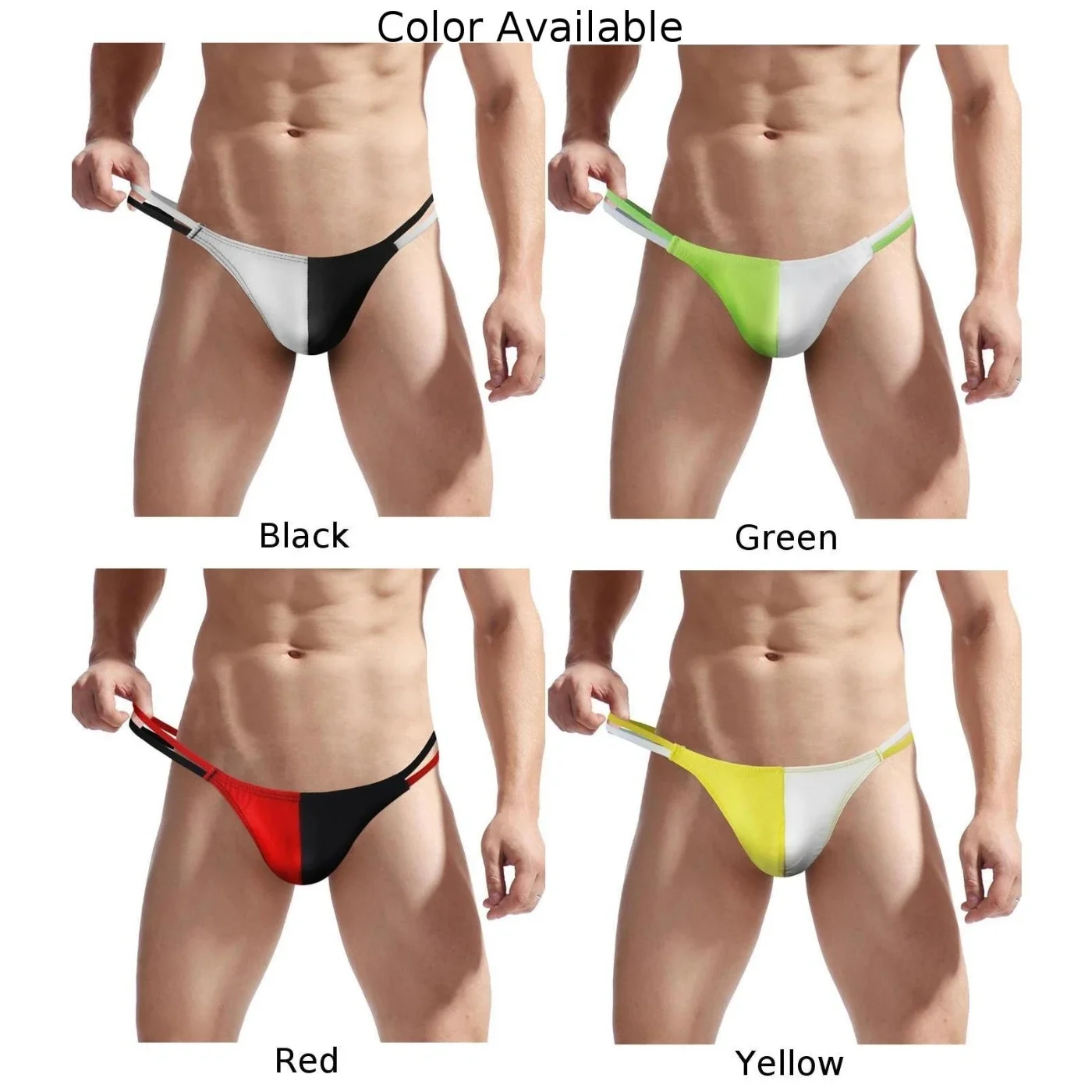 New Mens Bikini Pouch G-String Ultra-Low T-Panties Pouch Briefs T-Back Panties Underwear Sexy Sleepwear Swimwear Thong Lingerie