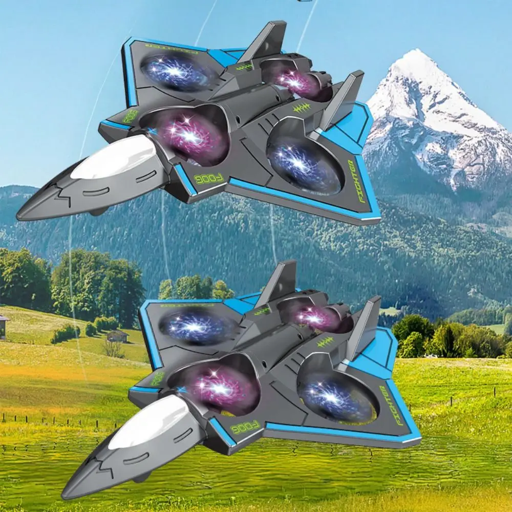 

EPP Foam Remote Control Foam Fighter Rechargeable with Light Glider Flying Helicopter Toy Durable Gravity Sensing