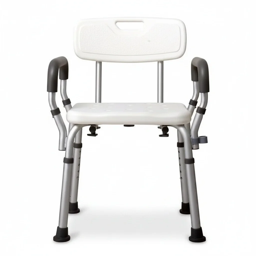 

Регулируемое кресло для душа, стул для ванной из алюминиевого сплава для пожилых людей, оборудование для безопасности в ванной, сиденье для душа для инвалидов и пожилых людей