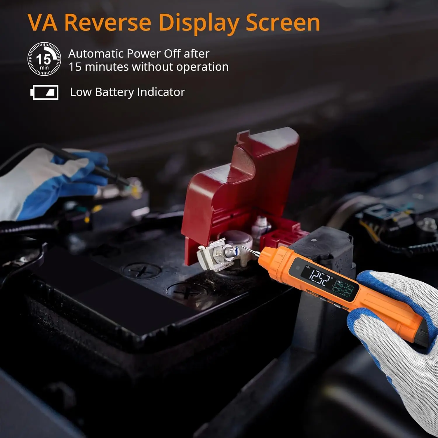 Multimetro a penna 2 in 1 e multimetro digitale da 2000 conteggi, NCV, LCD, tensione CA/CC, corrente, resistenza, continuità, capacità