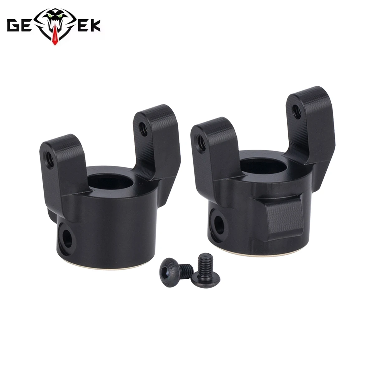 2Pcs Black Coating Brass Front Axle C Hub Carrier 36g for 1/10 RC Car Crawler Axial SCX10 PRO Upgrade Parts