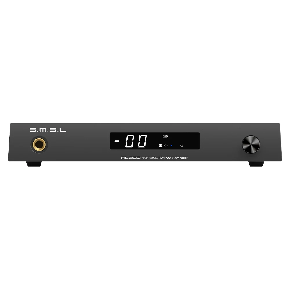 SMSL AL200 Intergrated Amplifier 165W*2 MA5332MS MQA-CD DSD256 XU316 Bluetooth5.0 6.35mm Headphone With Remote Control