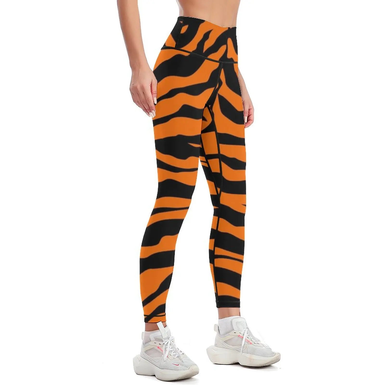 Animal Print - Tiger Pattern Leggings Training pants sport legging Womens Leggings