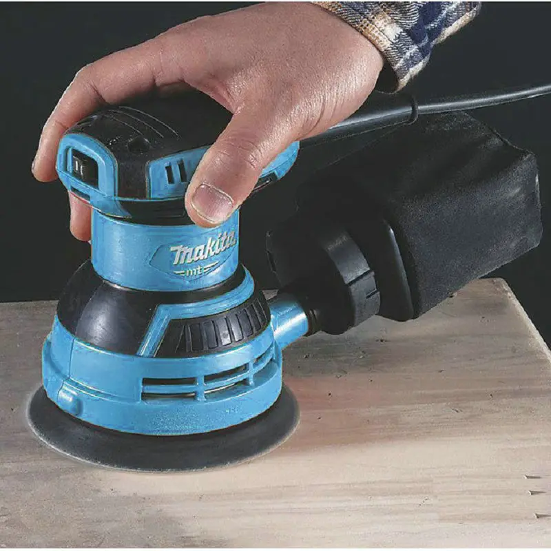 240W Gypsum Board Orbital Sander Grinding Portable Corded Polisher With Sandpaper Dust Bag Sander Wall Floor Plank Sander