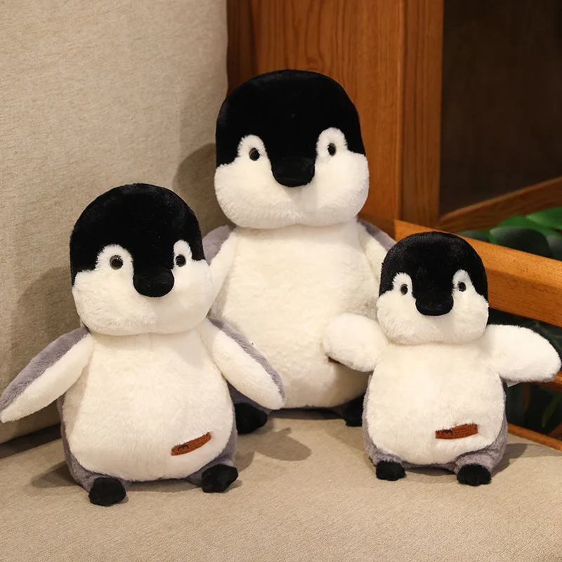 22-35cm Kawaii Penguin Plush Toy Soft Stuffed Animal Cute Cartoon Fluffly Penguin Doll Baby Sleeping Pillow for Kids Girls Gift