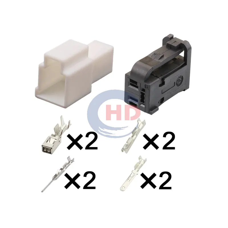 

1-20 sets 4-Pin Wiring Harness Plug Connector HD042-0.6-2.8-11 2035077-1