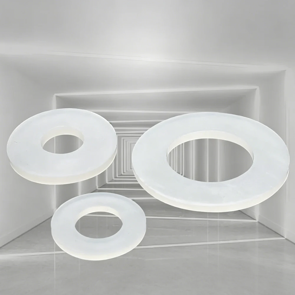 30PCS Silicon Rubber Flat Gasket O-Ring Seal Washer Ring Plumbing Faucet Washer Sealing Ring Soft