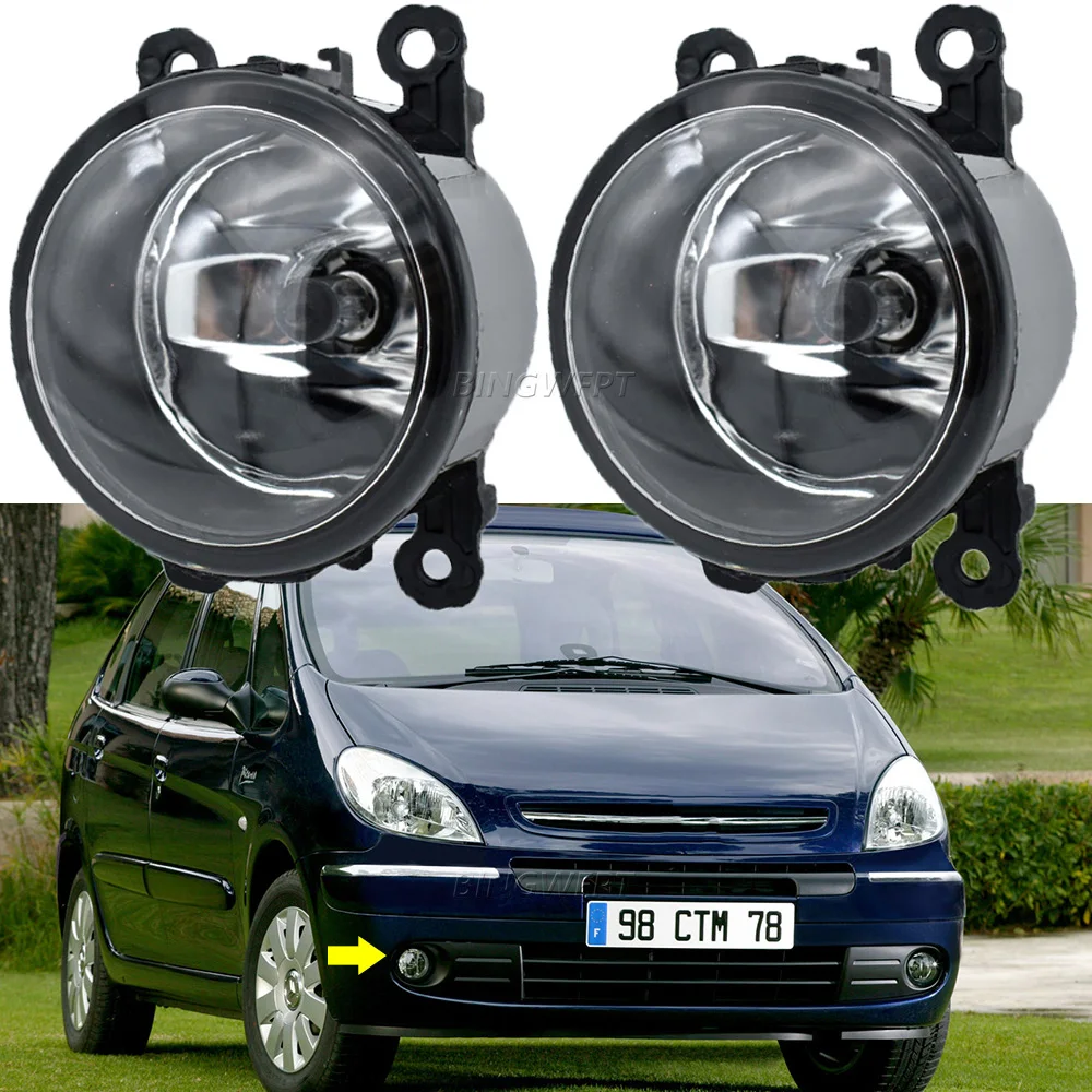 

Противотуманные фары DRL H11 12 В для Citroen Xsara Picasso N68 Facelift 2004-2012, противотуманные фары, противотуманные фары в сборе, дневные ходовые огни