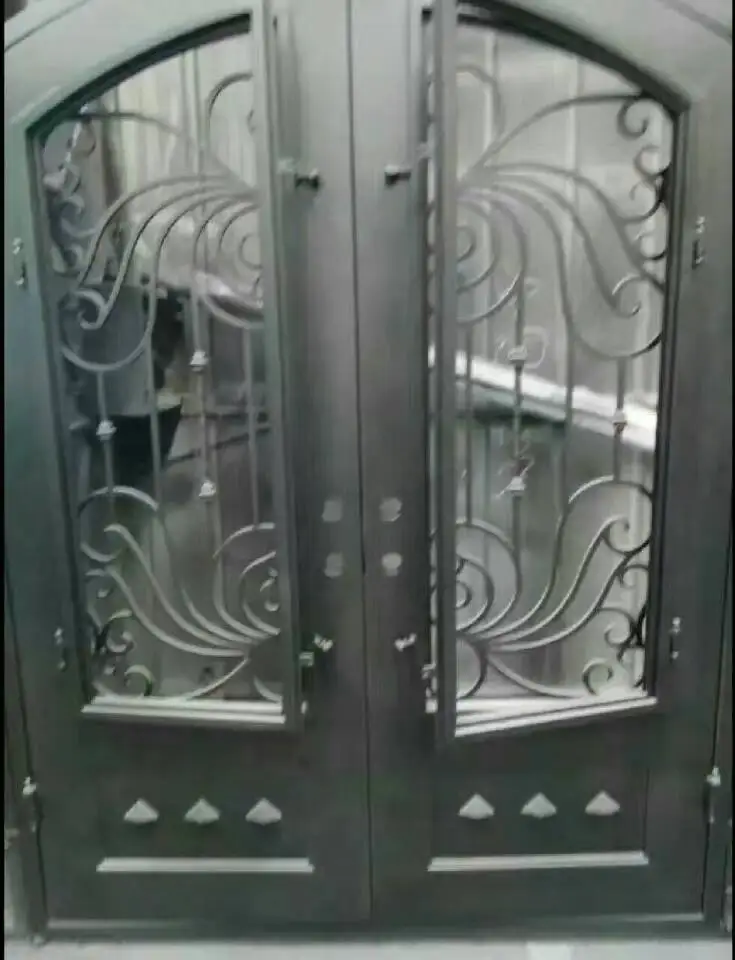 Wrought Iron Entry Doors China Luxury Exterior Main Entry Wrought Iron Door New Iron Grill Window Door Designs