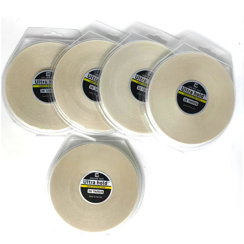 12/36YARDS Ultra Hold Hair System Tape Double Sided Adhesives Tape For Hair Extension Toupee Wig White Tape Strong Hold view 4