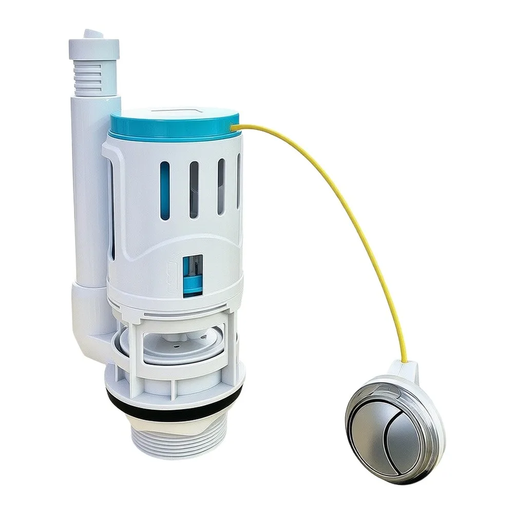 1 Piece Dual Flush Valve Cable Toilet Cistern Mechanism Water Saving System For 60-70mm Drain Hole Tank Upgrade Bathroom Parts
