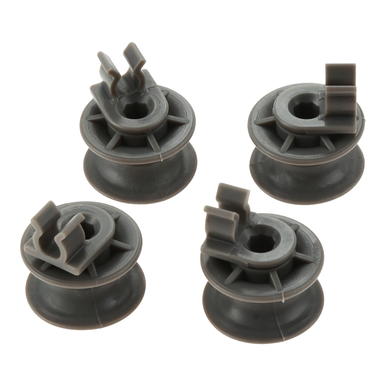 4pcs/set 4581DD3002A Upper Dishwasher Rack Roller Axle Assembly fit for LG Ken-more 4581DD3002A,AP4437685,4581DD9001B Replace