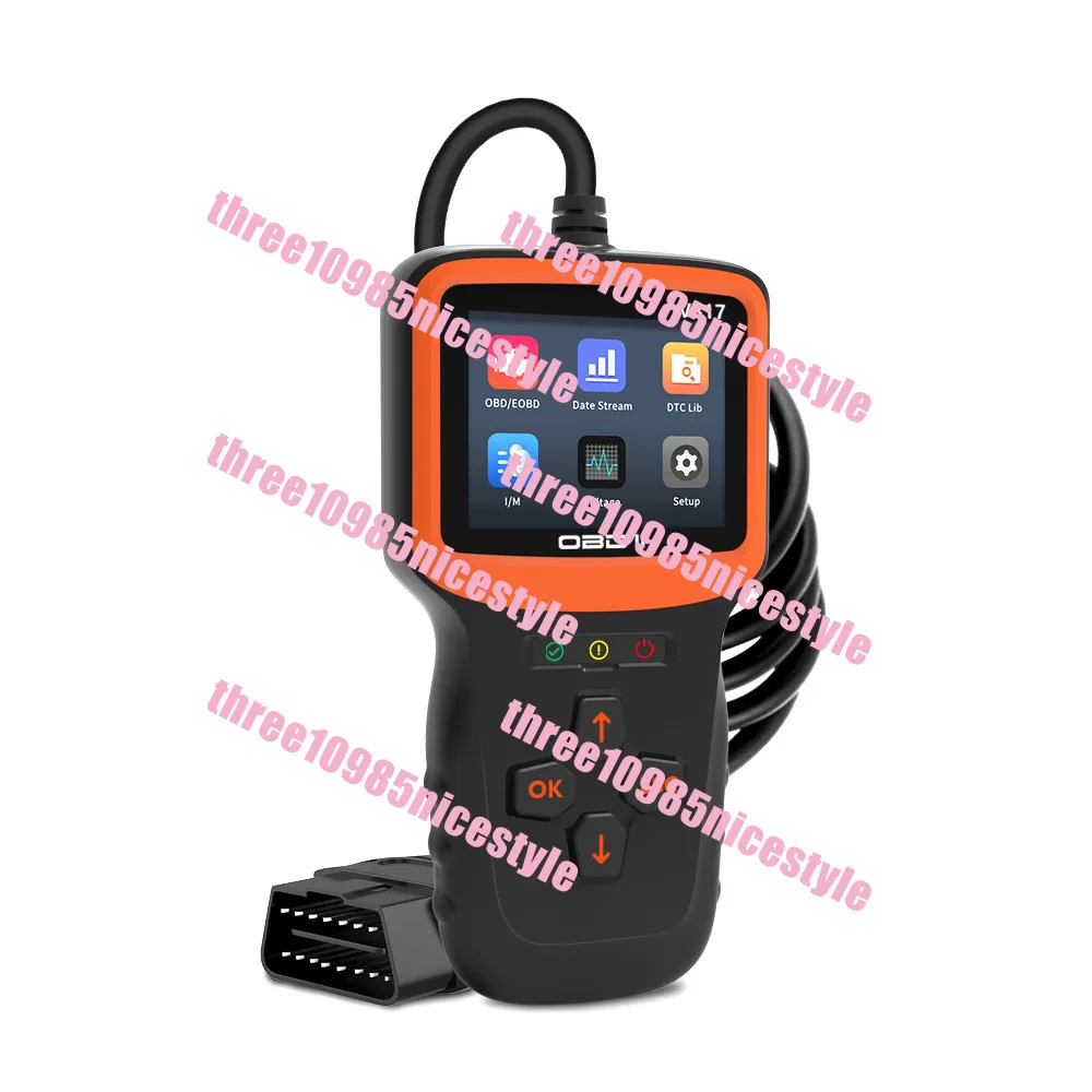 Handheld multifunctional car diagnostic instrument code reader V317 color screen with Chinese handheld code reader card