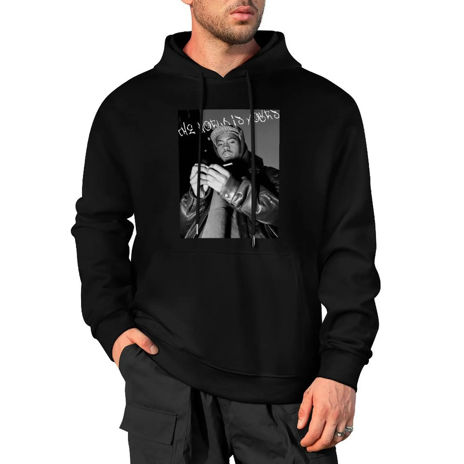 

Nas The World Is Yours Pullover Hoodie mens clothing mens designer clothes men's coat men's autumn clothes mens hoodie