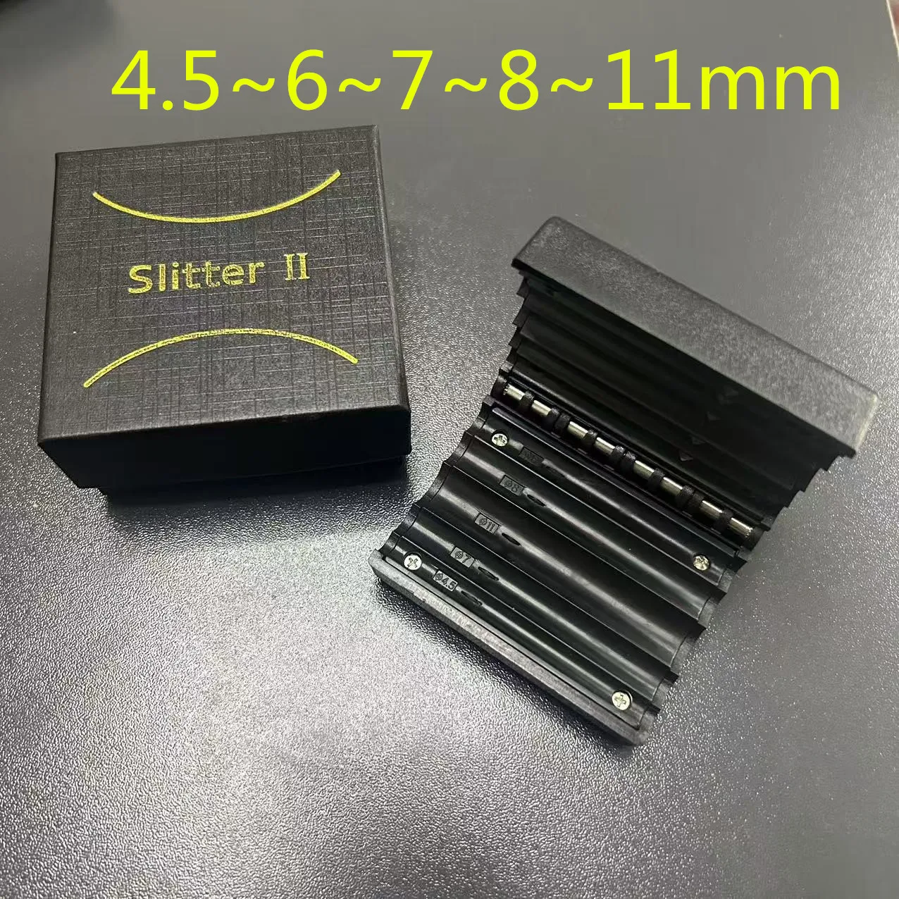 Slitter 4.5mm-11mm Ribbon Longitudinal Center Pipe Stripping Tool Tube Slitter Cable Cutter Stripper