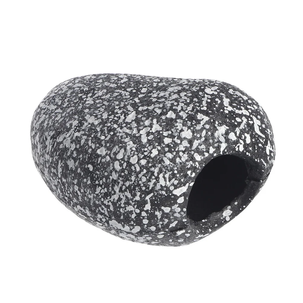 

5Pcs Fish Tank Stone Resin Creative Pebble Aquarium Cave Decor Resting Home Ecological Adornment for Fish Egg