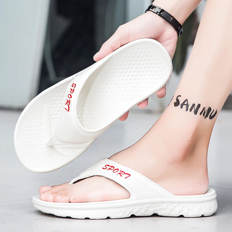 

2025Summer Refreshing Breathable Comfortable High-Quality Thick-Soled Soft-Feeling Flip-Flops Three Colors40-45